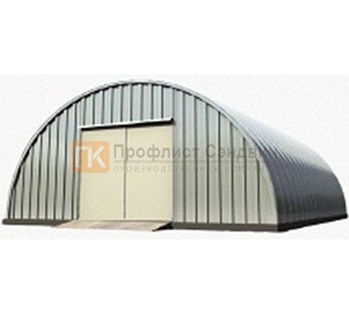 Сборно разборный ангар модель S 9.1x4.5, 3.8x3.6, 4.0