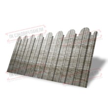 Профнастил фигурный С10 - 0,45 Окрас - А, Print Elite Nordic Wood.