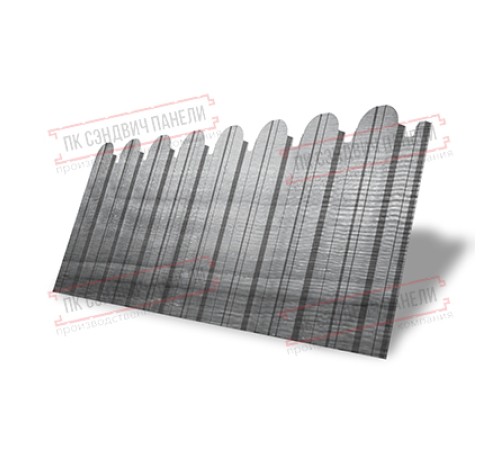 Профнастил фигурный С10 - 0,45 Окрас - А, Print Premium Silver Wood.