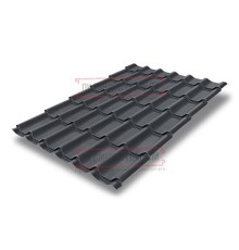 Металлочерепица Классик RAL7024 Quarzit PRO Matt-0,5