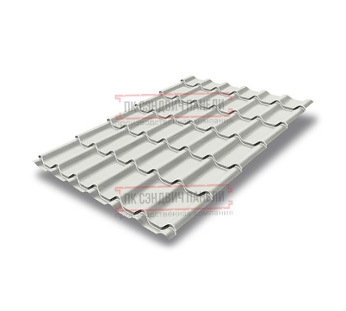 Металлочерепица классик плюс RAL9002 Satin-0.5