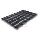 Металлочерепица Кредо RAL7024 Quarzit lite-0,5