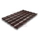 Металлочерепица Кредо RAL8017 Drap-0,45