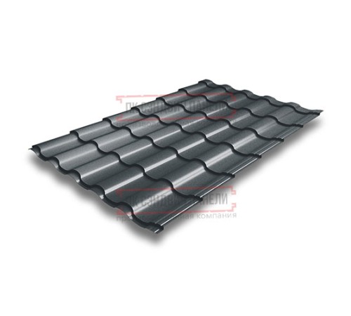 Металлочерепица Кредо RAL7016 Satin Мatt-0,5