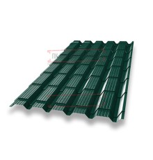 Металлочерепица Монкатта RAL6005 Drap-0,45