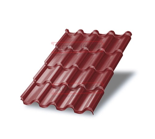 Металлочерепица Монтерроса-SL RAL3011 PURMAN-0.5