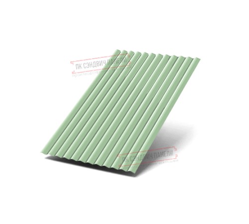 Профилированный лист МП18х1100 Norman RAL-6019-0.5