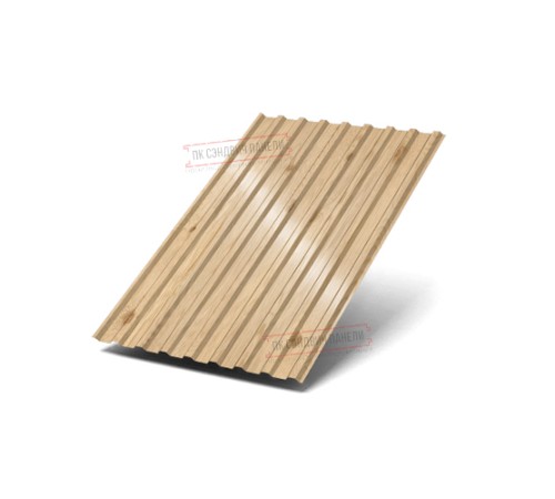 Профилированный лист МП20х1100 ECOSTEEL-Сосна-0.5