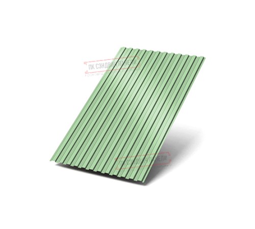 Профилированный лист МП10х1100 Norman RAL6019-0.5