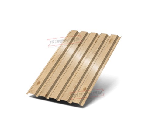 Профнастил МП35-1035 ECOSTEEL-Сосна-0.5