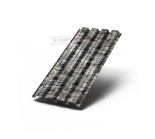 Профилированный лист Н60-845, ECOSTEEL-БелыйКамень-0.5
