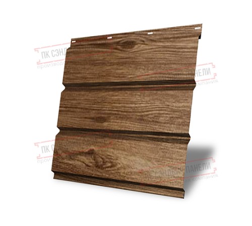 Софит металлический без перфорации 0,45 Print Elite с пленкой Nutwood