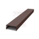 Крепежная планка нижняя Texas 0,45 Drap TwinColor RAL 8017 шоколад