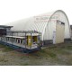 Профнастил H112ПГ-0.8, для бескаркасных ангаров, Полиэстер RAL 9003