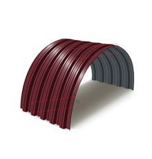 Профнастил НС35ПГ-0.5, Ширина-1100, Полиэстер RAL3005